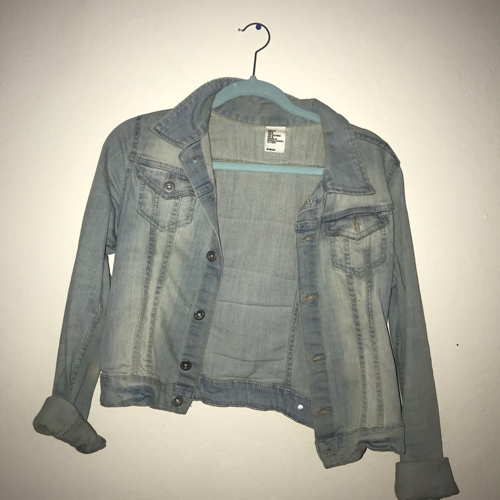 H&M Light Wash Denim Jacket